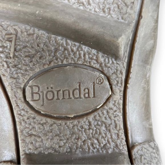 Bjorndal Lace Up Aniston Fuzzy Lined Wintee Boots Women’s Size 7 Brown Leather - Picture 5 of 9